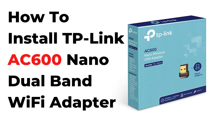 How To Install TP-Link Archer T2U Nano | AC600 Wireless USB Adapter WinXP/Win7/Win8/Win8.1/Win10