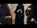 Black Abaya Design #2026 | Saudi Abaya Design ✨