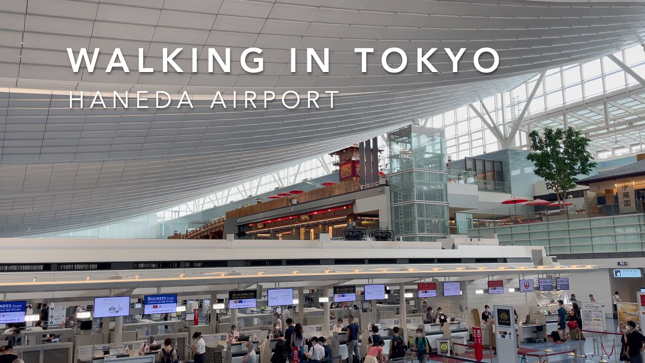 Tokyo, Japon | Aéroport de HANEDA | Promenade dans l’Aéroport