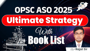 OPSC ASO 2025 Ultimate Strategy & Best Book List | Crack ASO Exam with Top Study Plan