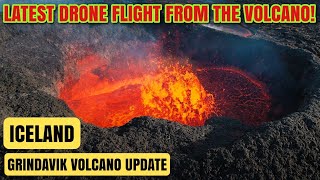 Witnessing Earth's Fiery Spectacle!Latest Drone Flight And Updates From Grindavík Volcano!Apr13,2024