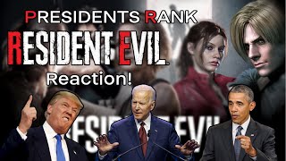 Presidents Rank the core Resident Evil games - Reaction