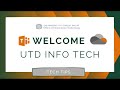 Welcome to ut dallas info tech