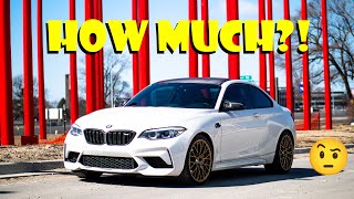 How much I paid for my used 2021 BMW M2 Competition *Monthly payments and Insurance*