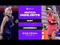 Harriet Dart vs. Bianca Andreescu | 2021 Montreal Round 2 | WTA Match Highlights
