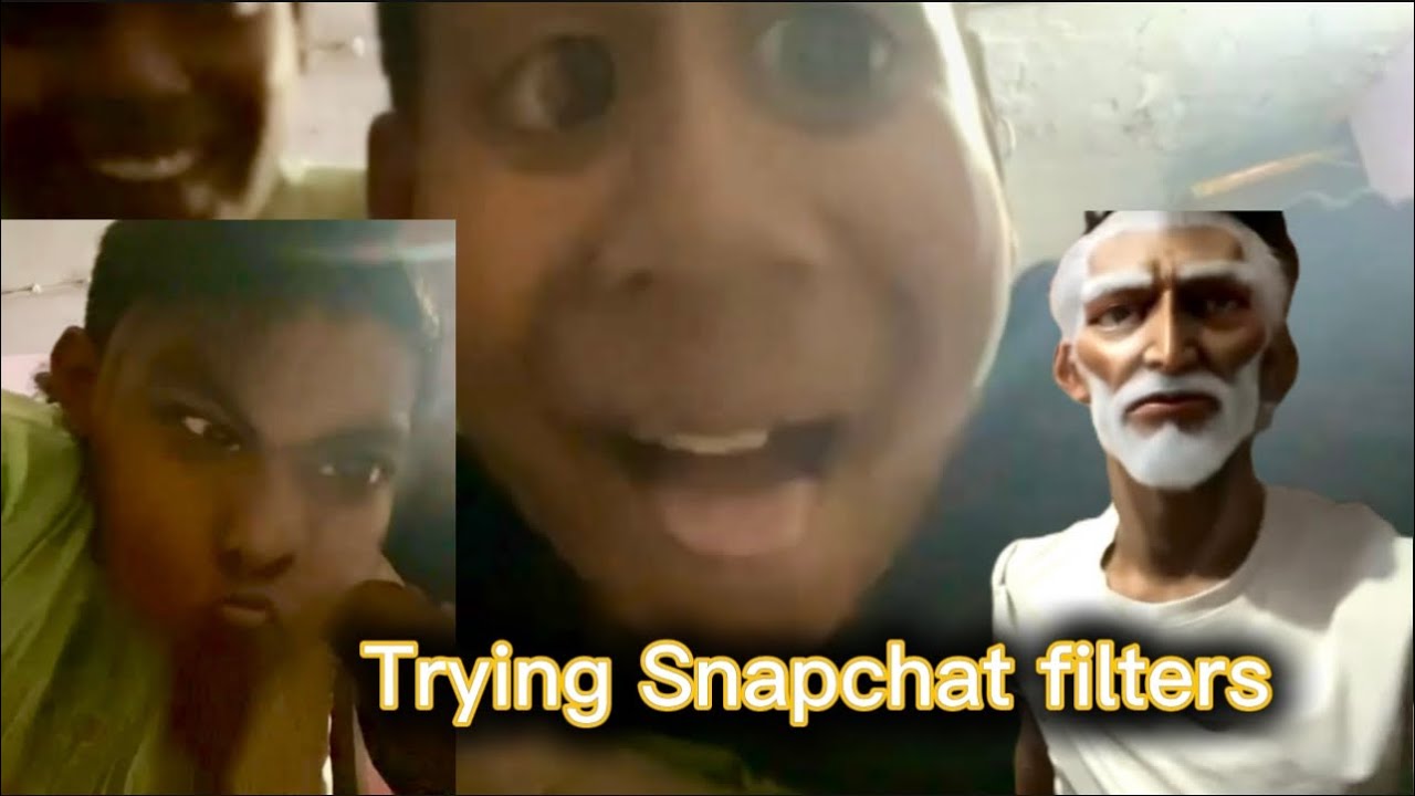 Trying Snapchat filter 😍 first time