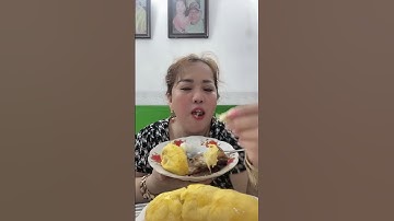 #shorts1  khô cá lù đù chiên ăn với sầu riêng @thithihuynhvlogcantho