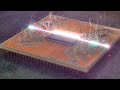 Laptop processor destruction with laser  part 2