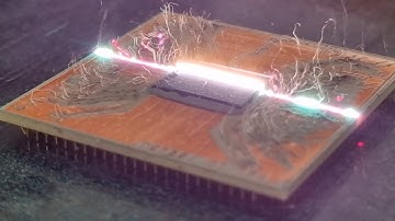 Laptop processor destruction with LASER - part 2
