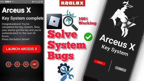 How to fix system bugs on Roblox ARCEUS X 2.0.11 | how to fix key system not showing Arceus