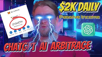 ChatGPT AI Bot Guide: How To Make $2,000/Day on Ethereum with Crypto Arbitrage | 2024
