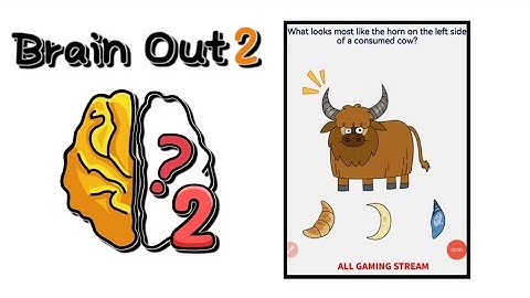 Brain Out 2 Level 232 || what look most like the horn on the left side Gameplay