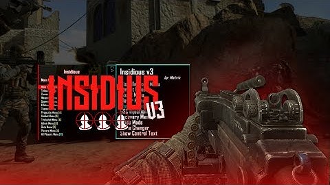 🔵BO2 MOD MENU SPRX NON/HOST/PRE INSIDIOUS V3 (GSC INJECTOR) + DOWNLOAD
