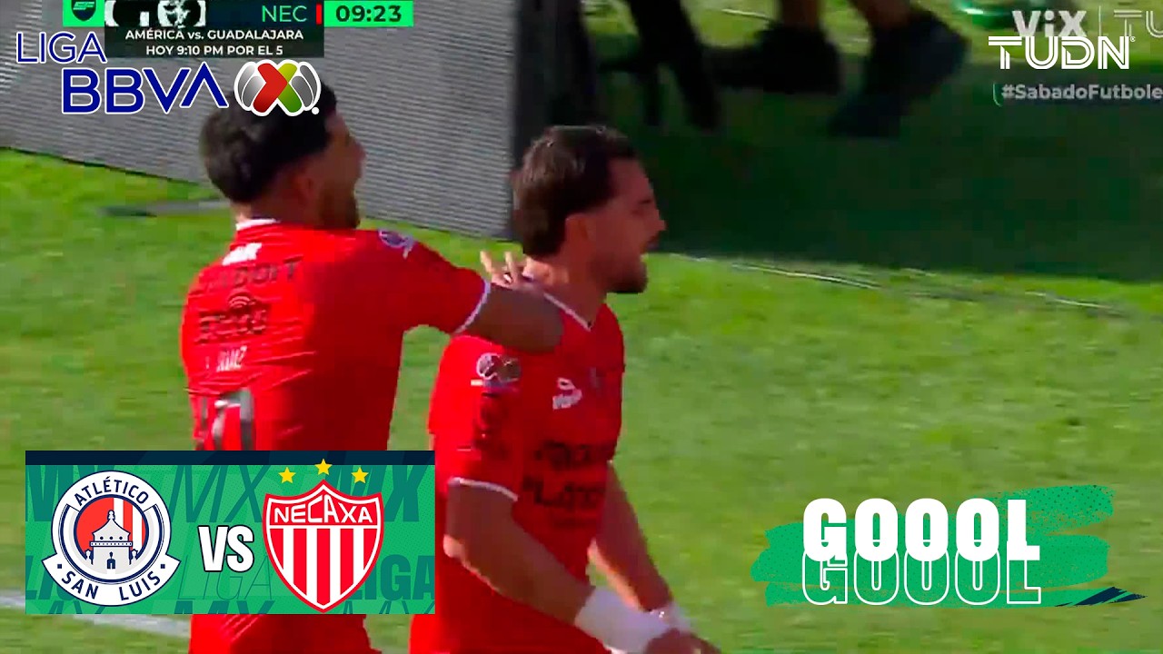 ¡GOL DEL NECAXA! | Atlético de San Luis 0-1 Necaxa | Liga MX - Jornada 9 Apertura 2026 | TUDN