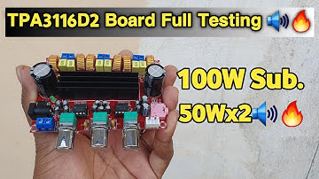 “Super Powerful 2.1 Amplifier Board! Full Review + Sound Test 🔥”#aspirecreators #diy