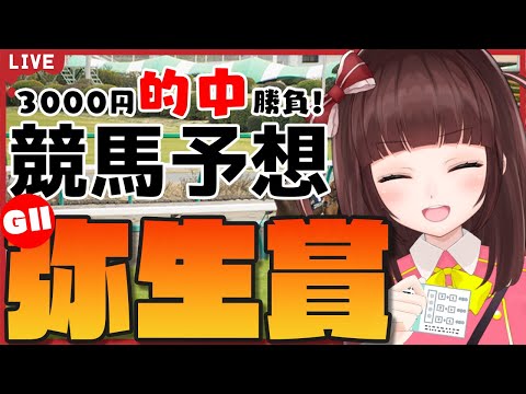 【 競馬予想 / 同時視聴 】 弥生賞  3,000円 的中 勝負 競馬エイト片手に予想！【 競馬 / VTuber 】