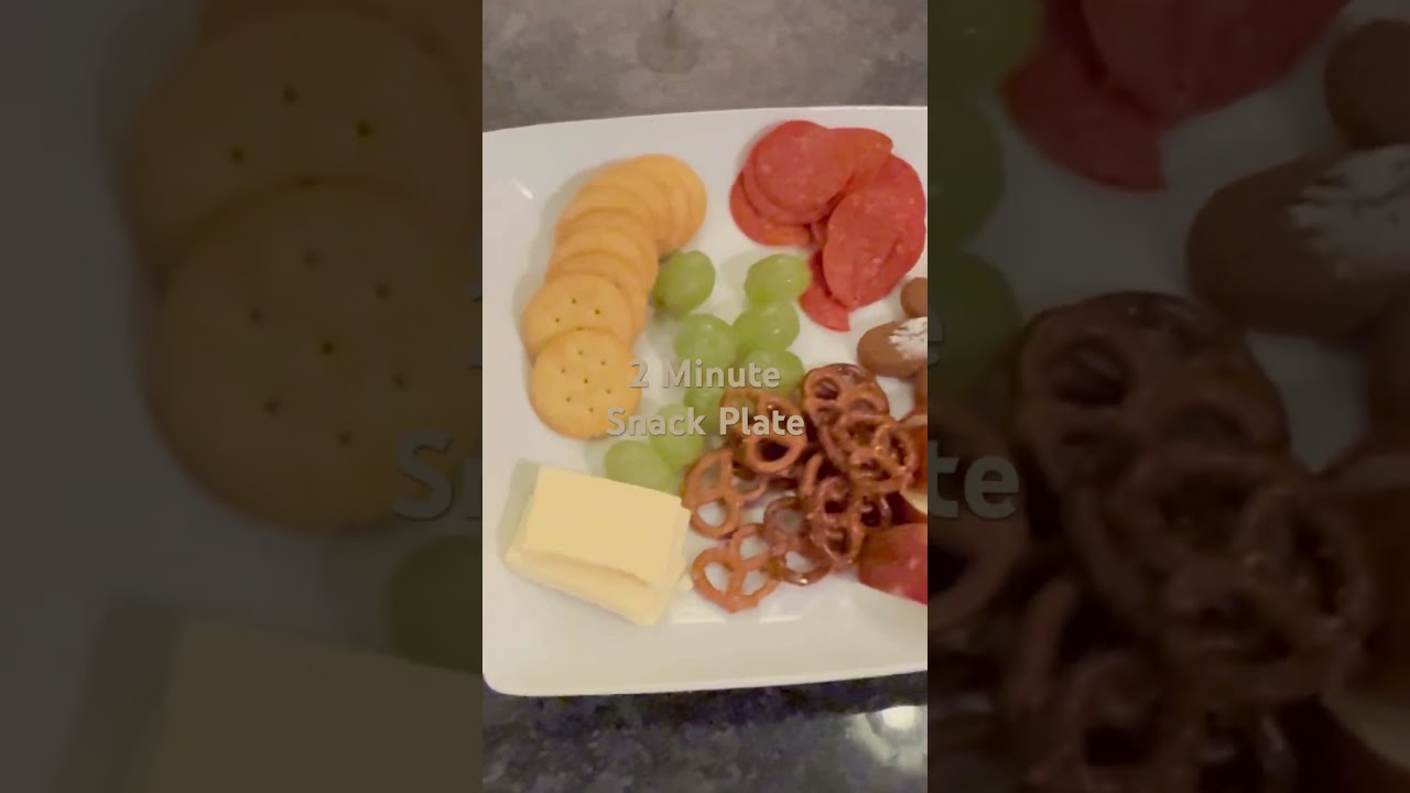 Quick, Healthy, Snack Plate for Everyone in the Family! 