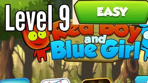 Red Boy And Blue Girl Level 9 Easy Mode In Forest Temple Maze Android Walkthrough