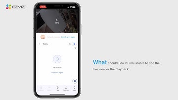 What should I do if I am unable to see the live view or the playback