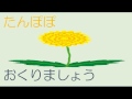 たんぽぽ 歌詞表示伴奏付き