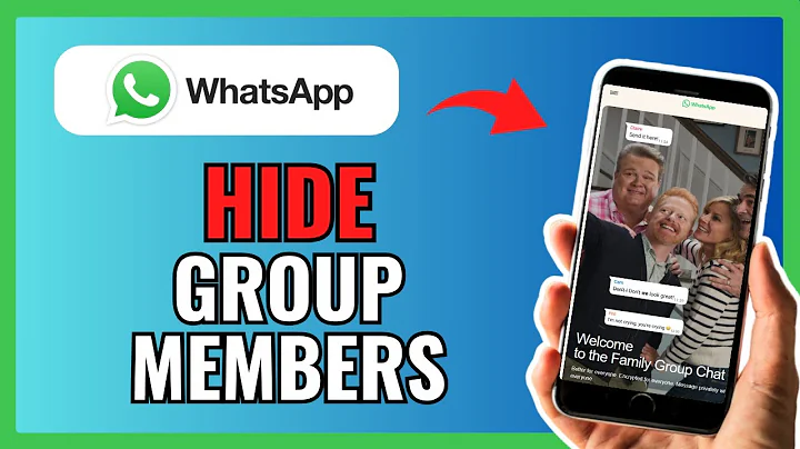 How To HIDE MEMBERS IN WHATSAPP GROUP 2024!