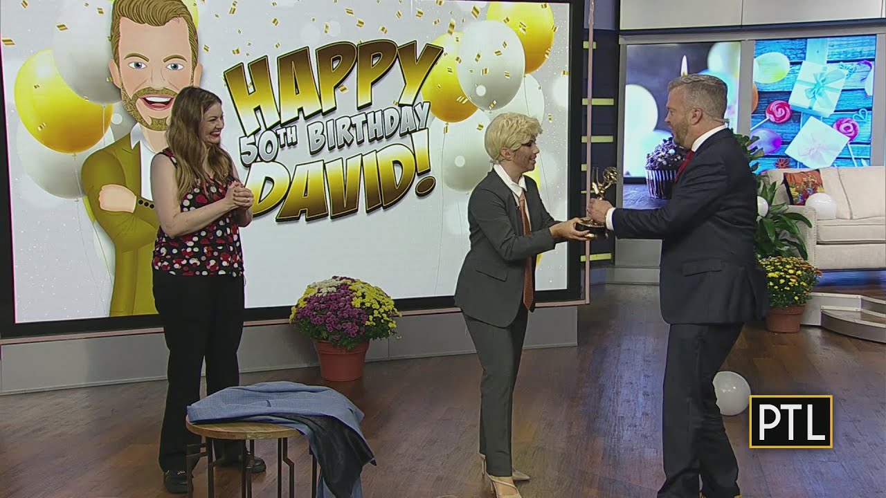 Fun with Arcade Comedy Theater for David's brithday!