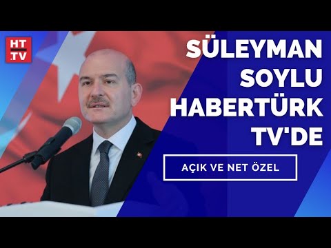 İçişleri Bakanı Süleyman Soylu Açık ve Net Özel'de gazetecilerin sorularını yanıtlıyor