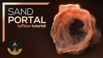 tyFlow Tutorial: Sand Portal VFX in 3Ds Max #RedefineFX