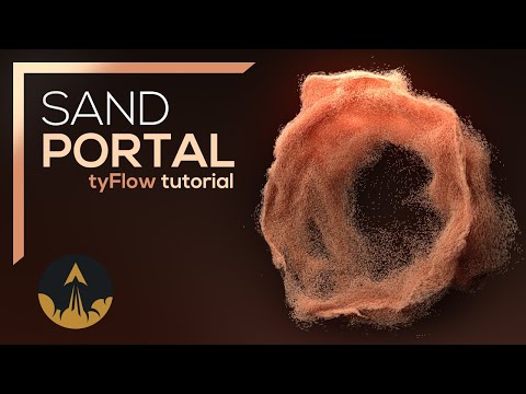 #tyFlow Sand Portal Tutorial in 3Ds Max #RedefineFX