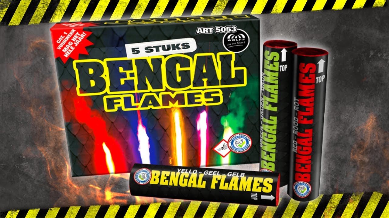 Bengal Flames | Cat1 Vuurwerk | Wolff Vuurwerk | 5053 - YouTube