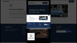 Car rental websites #responsive # coding # “www.linkedin.com/company/codenesty"