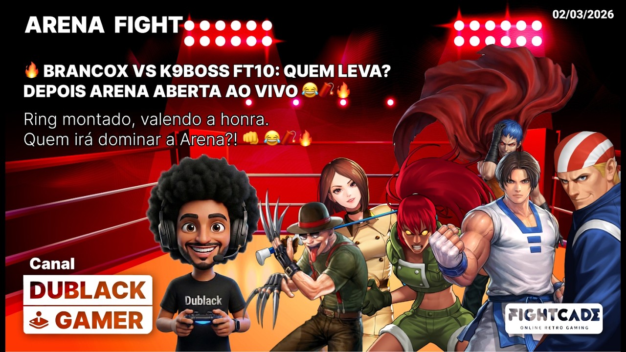🔥 BRANCOX vs K9BOSS FT10: Quem Leva? Depois ARENA Aberta AO VIVO 😂🧨🔥