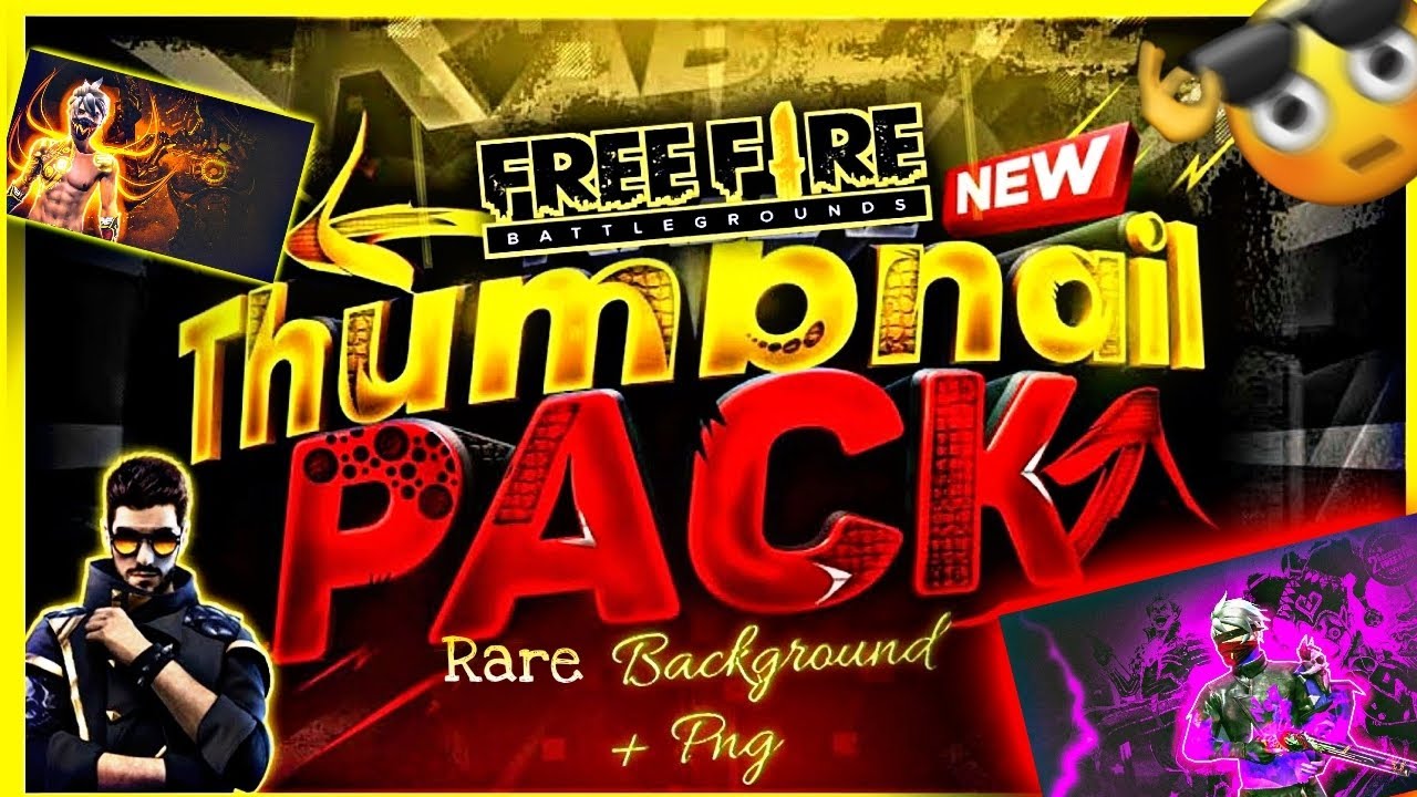 Free Rfire Rare Thumbnails Background Pack•|•FreeFire•|•KingZainGamer