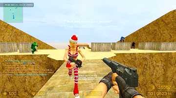 Counter Strike Source Zombie Escape mod online gameplay on Rocket Escape map