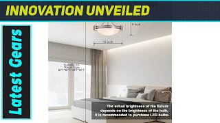 Bektas Semi Flush Mount: Stunning Modern Light for Any Room!
