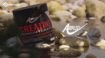 Maximize Your Potential - Creatine Commercial made in blender 3D