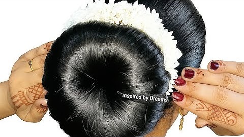 Oiled hair juda | Claw clip hairstyles | Simple Juda hairstyles | Hairstyles for long hair | judabun