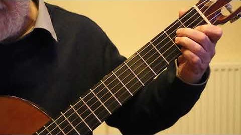 STUDY in E MINOR  Op.6 No11 by Fernando Sor Guitar Tutorial  Part One