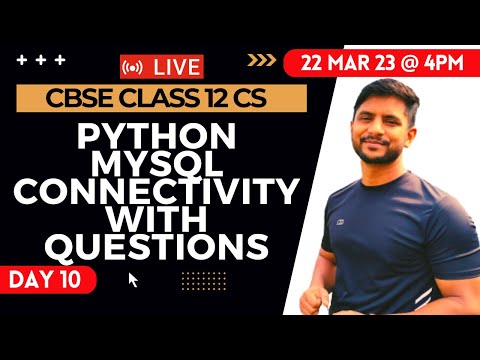 Python MySQL Connectivity | Interface with Python | Live