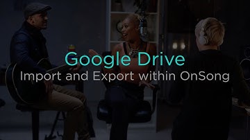 Importing and Exporting with Google Drive