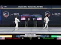 Final -  Cadet Women's Epee -  ( Tolsma v Yao ) - January NAC - Kansas City, MO - 2025