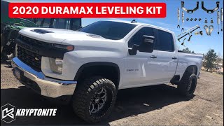 HOW TO INSTALL A LEVELING KIT ON A 2020 DURAMAX & ULTIMATE FRONT END STEERING