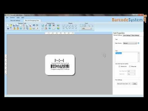 How to set pre define label stock settings for printing barcode labels