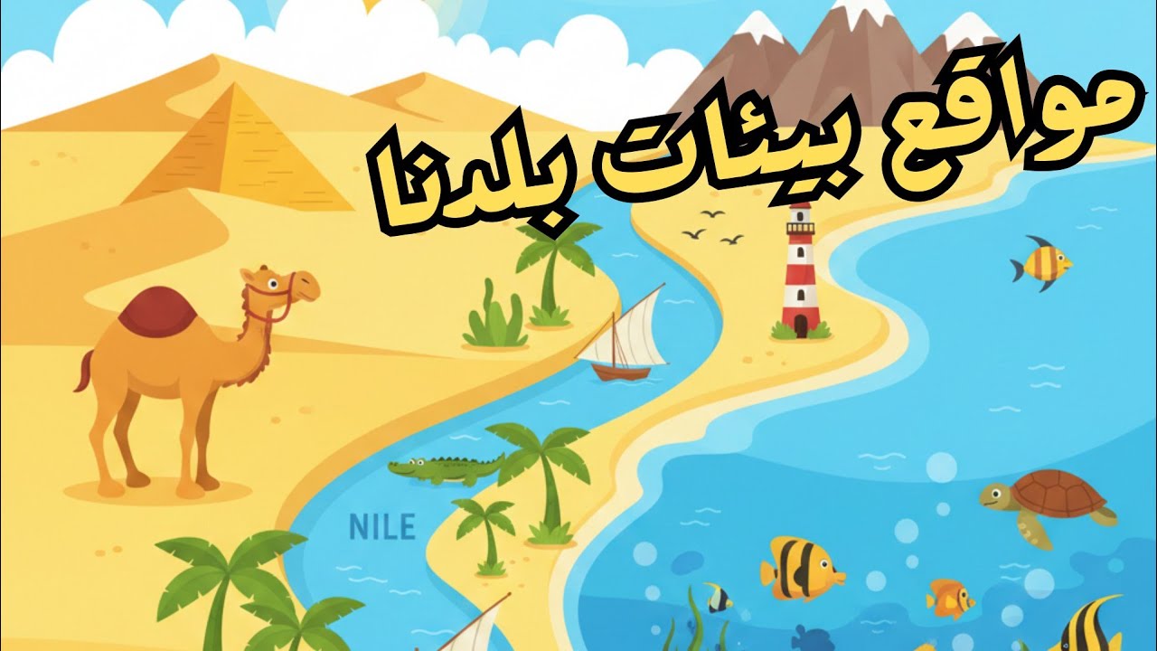 مواقع بيئات بلدنا🌍🇪🇬 الصف الخامس الابتدائي 🇪🇬 دراسات اجتماعية 