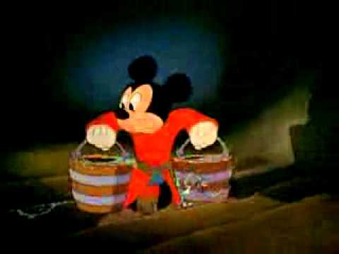 Fantasia 1940 The Sorcerer's Apprentice Walt Disney Cartoon Movie - YouTube