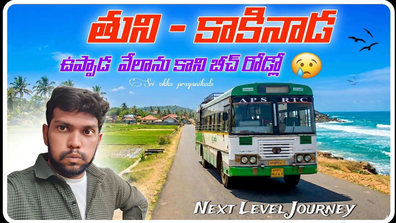 తుని టు కాకినాడ  | Different route లో వేలాను | Andhra Pallavelugu series| Apsrtc