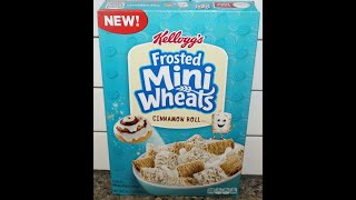 Kellogg’s Cinnamon Roll Frosted Mini Wheats Cereal Review