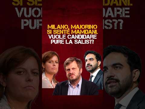 Video MILANO, MAJORINO SI SENTE MAMDANI. VUOLE CANDIDARE PURE LA SALIS??