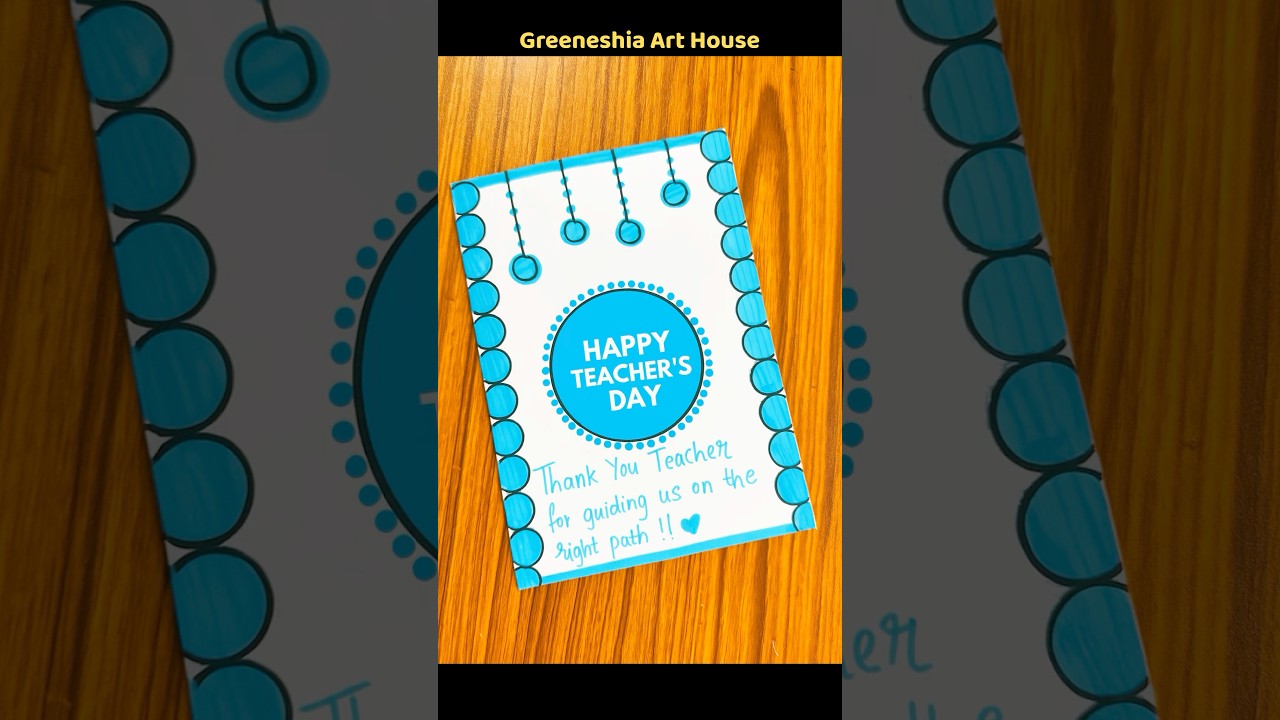 Last Minute🩵Teachers Day🩵 Card 