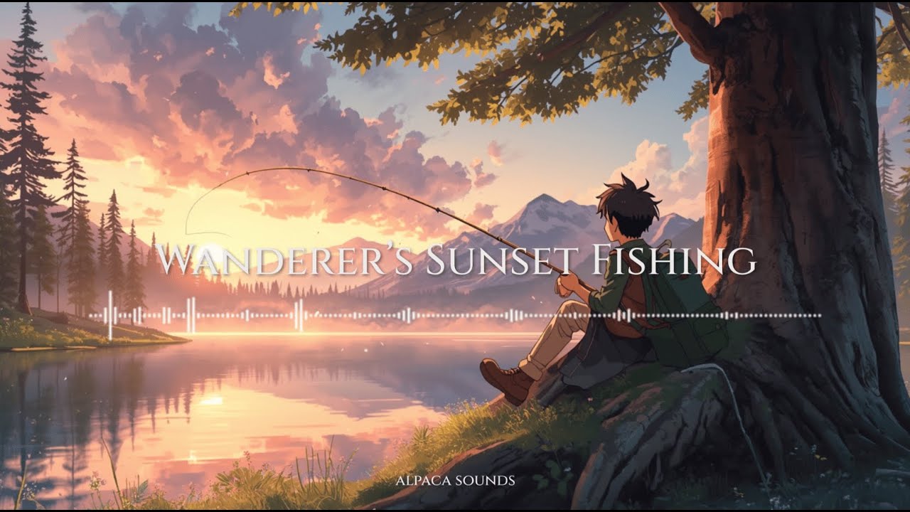 Wanderer by the Lake | Peaceful Study Music | Cozy Sunset Music for Relaxation